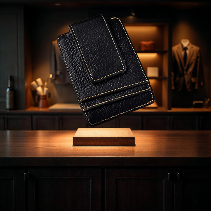 The Thatcher Leather Money Clip Wallet