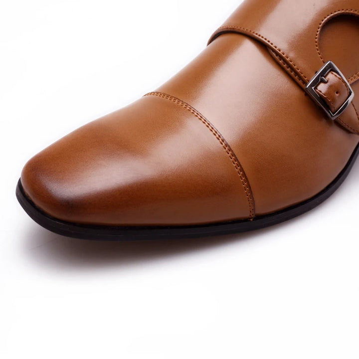 Dress Shoes for Men Black Square Toe Men Party Wedding Shoes Luxury High Quality Business Casual Men Shoes Elegant Oxfords 39-48