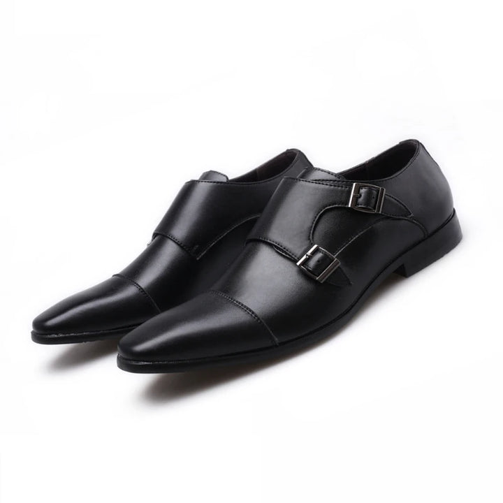 Dress Shoes for Men Black Square Toe Men Party Wedding Shoes Luxury High Quality Business Casual Men Shoes Elegant Oxfords 39-48