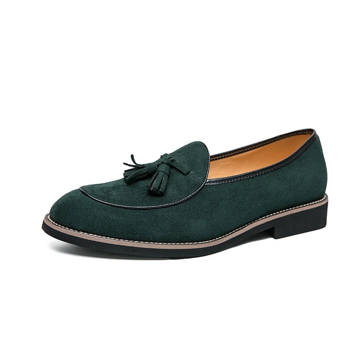 Tassel Loafers Slip-On Loafers Men's Casual Mules Shoes Suede Driving Shoes Fashion Mens Moccasins Pointed Banquet Social Shoes