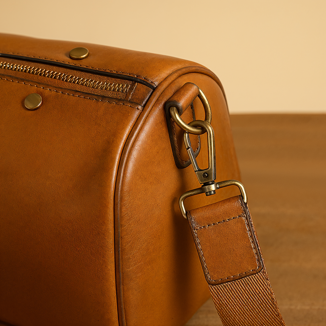 The Marlowe 45 Leather Weekender