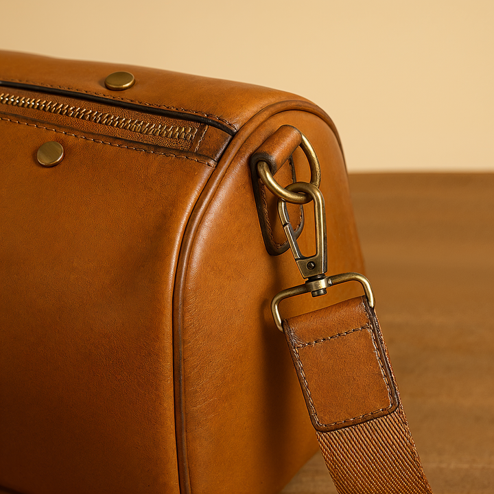The Marlowe 45 Leather Weekender